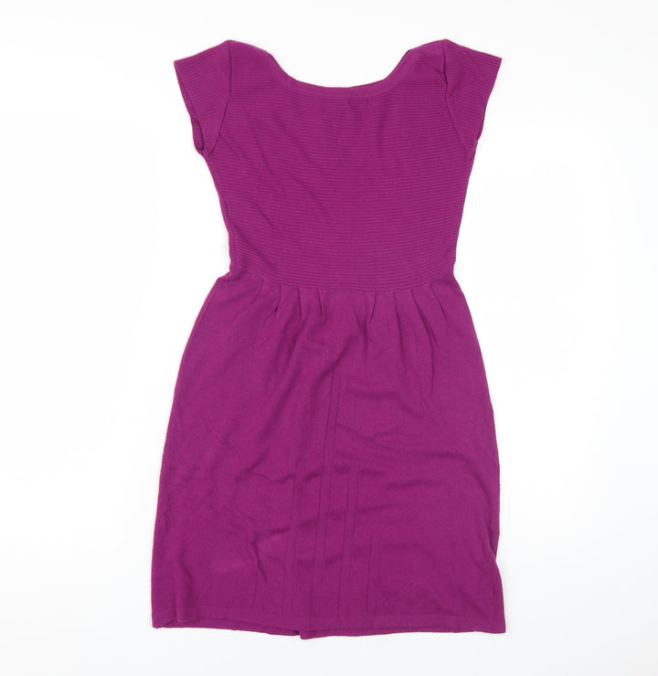 Porta Fortuna Women's Purple L/XL Knit Dress