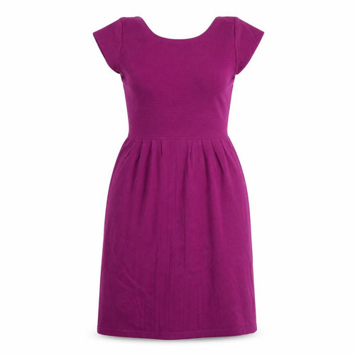 Porta Fortuna Women's Purple L/XL Knit Dress