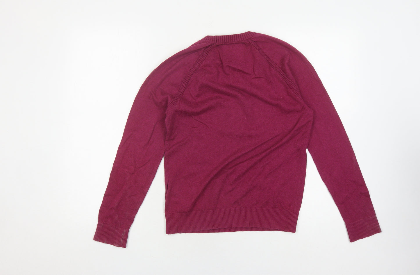 Hollister Women's XS Red Knit Pullover Jumper