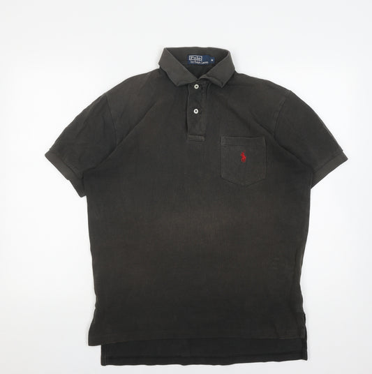 Ralph Lauren Men's Black M Cotton Polo Shirt