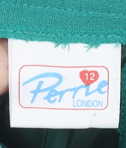Perrie Women's Green Midi Pencil Skirt Size 12