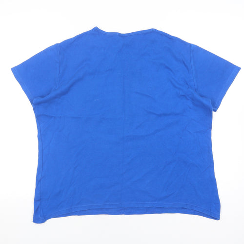 ISLE Blue Women's T-Shirt Size 14-16 Casual Style