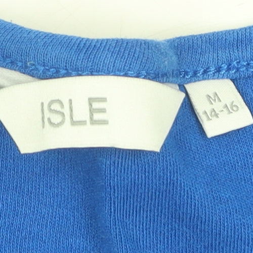 ISLE Blue Women's T-Shirt Size 14-16 Casual Style