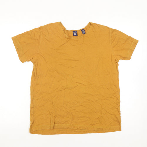 Gap Orange Cotton T-Shirt for Adults - Size S