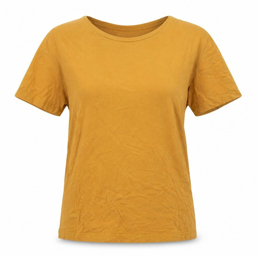 Front view of Gap Orange Cotton T-Shirt for Adults -, size S