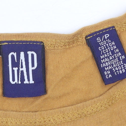 Gap Orange Cotton T-Shirt for Adults - Size S