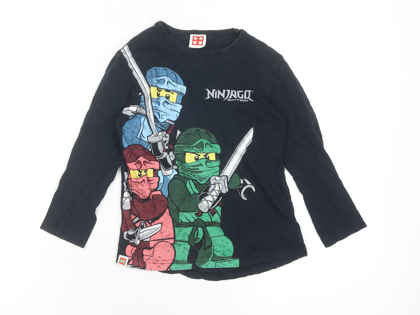 Next Boys Black LEGO Ninjago Long Sleeve T-Shirt 6-7 Years