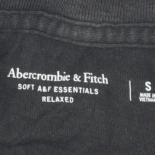 Abercrombie & Fitch Men's Black Relaxed T-Shirt S