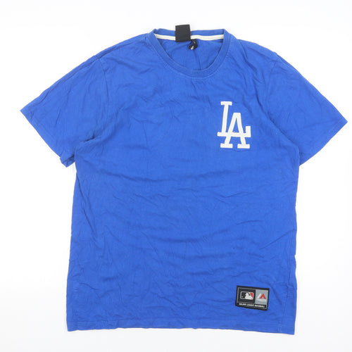 Majestic Athletic Men's Blue L Sports T-Shirt