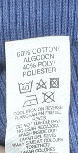 Dunnes Stores Blue Unisex Adults Pullover Hoodie, Size S