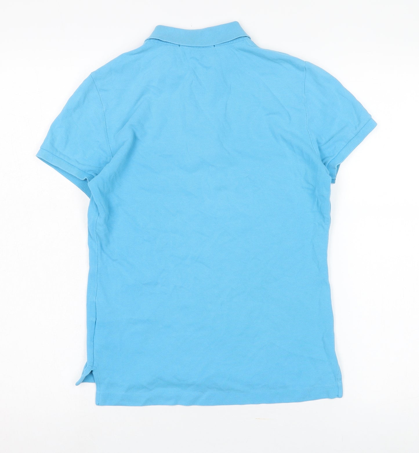 Ralph Lauren Women's Blue Polo Shirt M Slim Fit