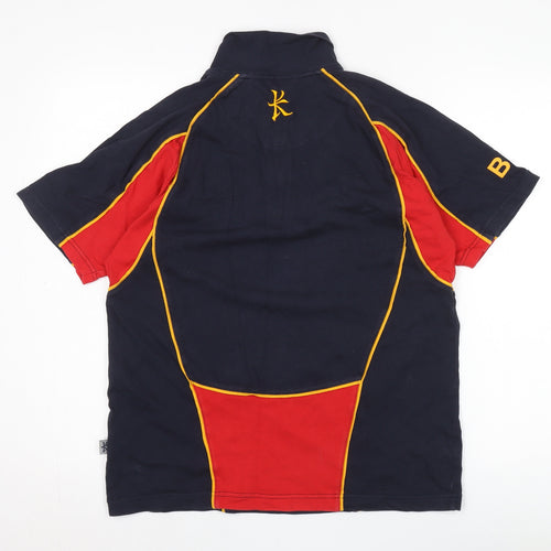 Kukri Men's Blue S Rugby Polo, Casual Sportswear