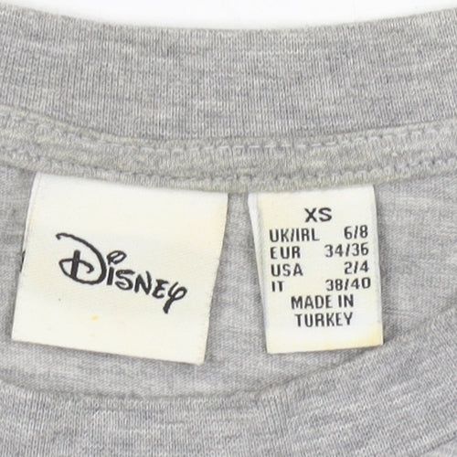 Disney Unisex Grey Stitch T-Shirt XS