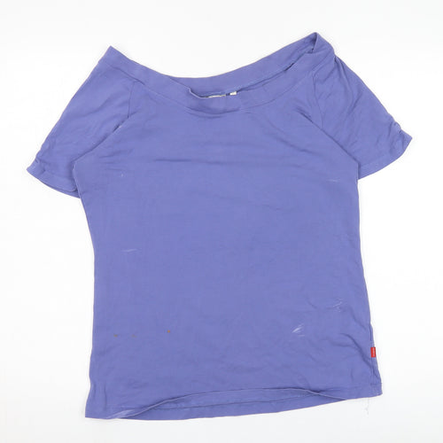 Jackpot Women's Purple XL T-Shirt, Boat Neck, Casual
