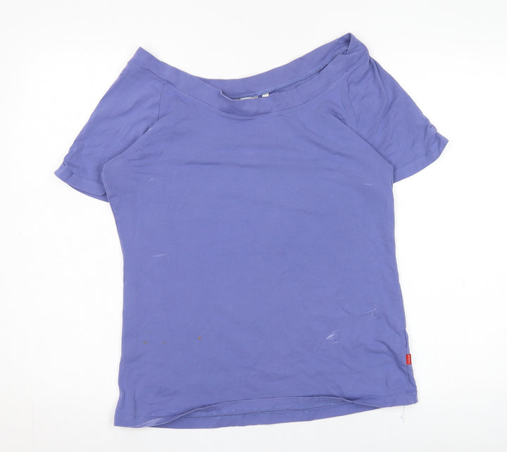 Jackpot Women's Purple XL T-Shirt, Boat Neck, Casual