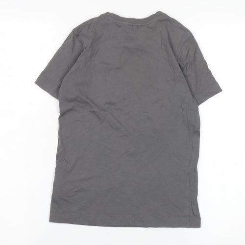Adidas Boys Grey Camouflage T-Shirt, Size 9-10 Years
