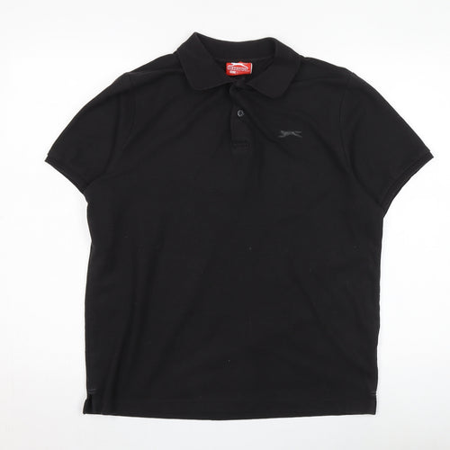 Slazenger Men’s Black Polo Shirt L Size Casual