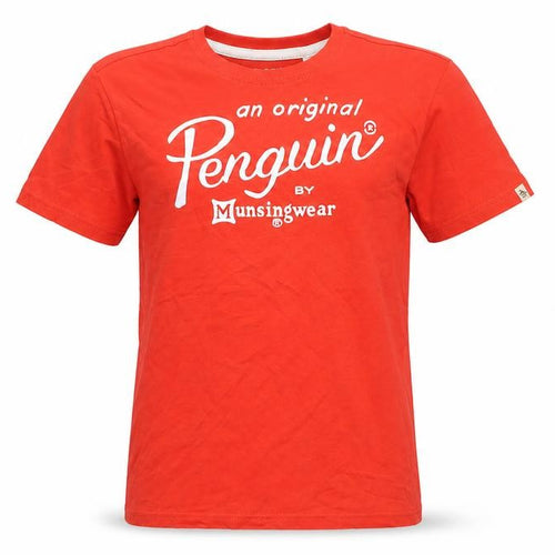 Original Penguin Red T-Shirt, Unisex, Size M, Casual Classic