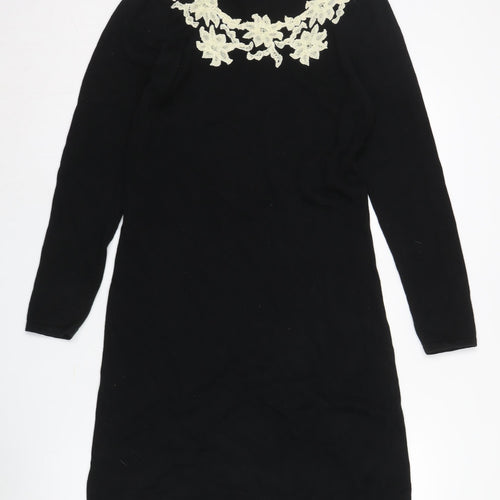 Monsoon Women's Black Knee Length Shift Dress