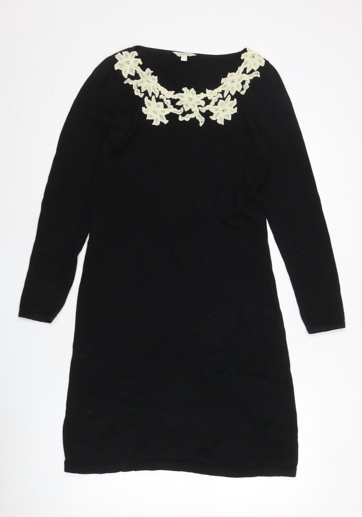 Monsoon Women's Black Knee Length Shift Dress
