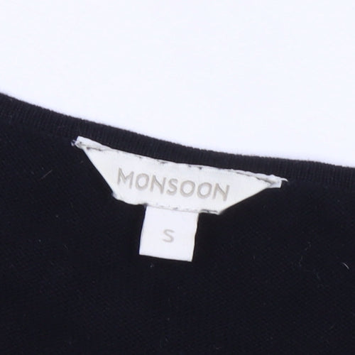 Monsoon Women's Black Knee Length Shift Dress