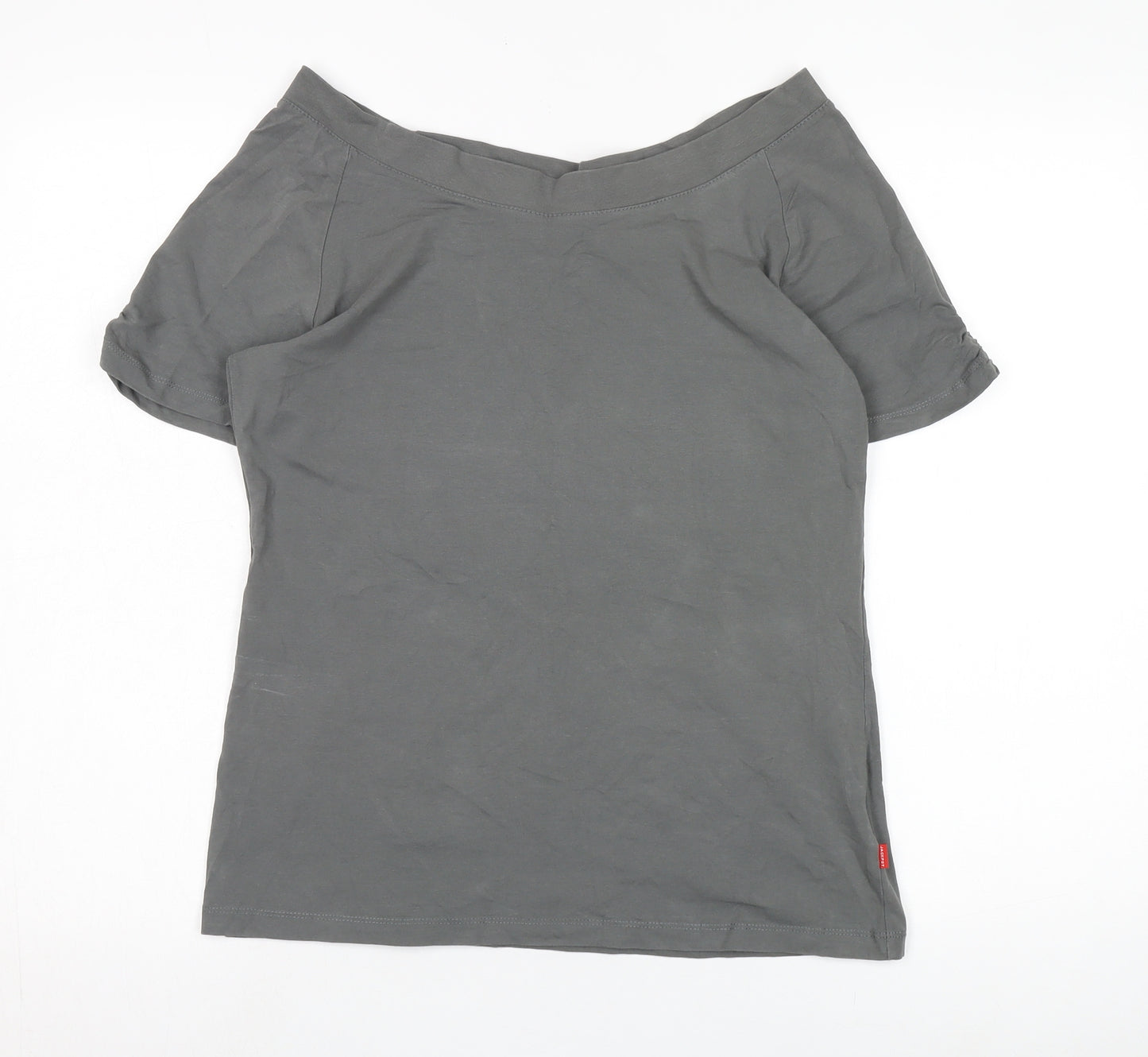 Jackpot Women’s Grey Off Shoulder T-Shirt XL