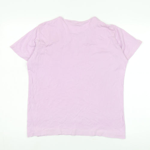 Isle Essentials Women's Pink Basic T-Shirt L