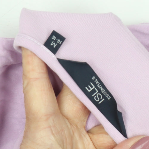 Isle Essentials Women's Pink Basic T-Shirt L
