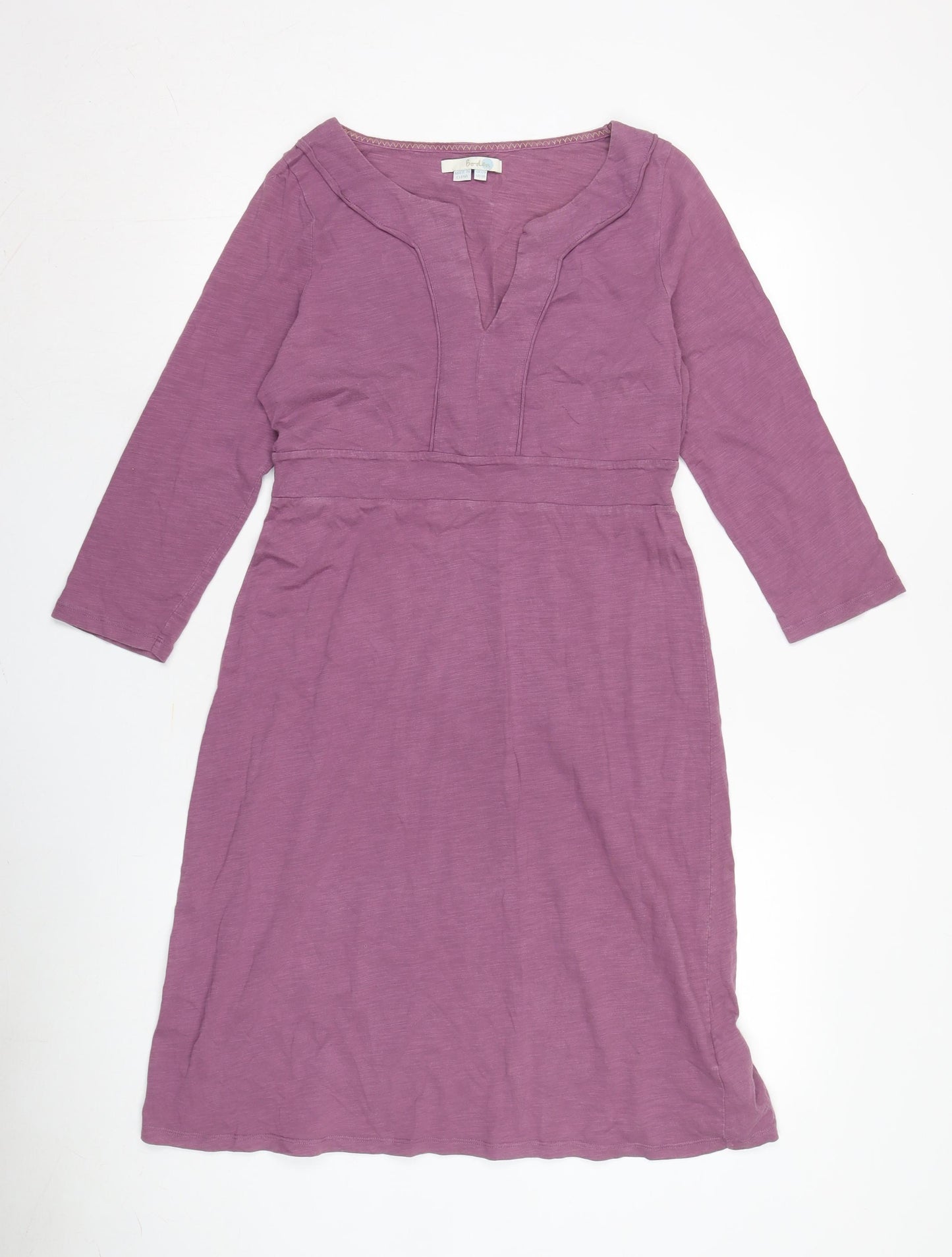 Boden Women's Purple Knee Length A-Line Dress