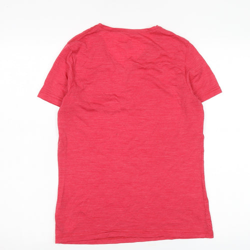 Decathlon Women's Red V-Neck Basic Tee Size M
