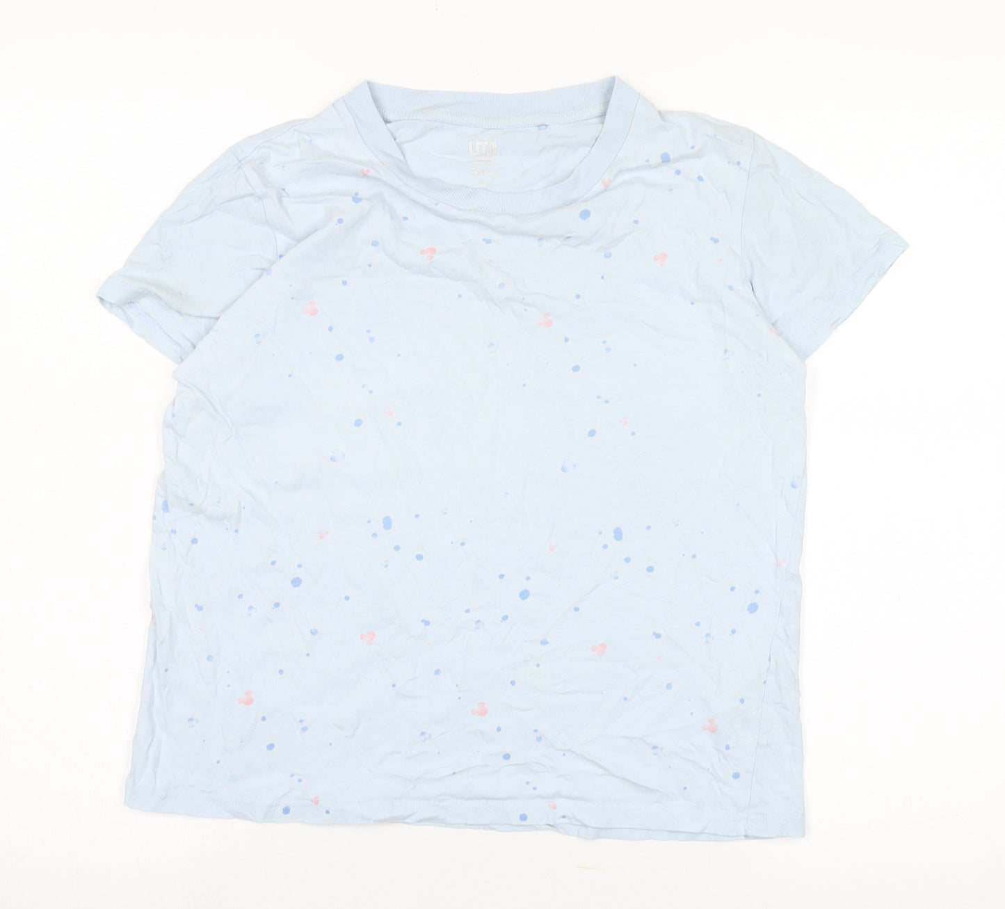 Uniqlo Blue Unisex T-Shirt M Casual Spring Summer