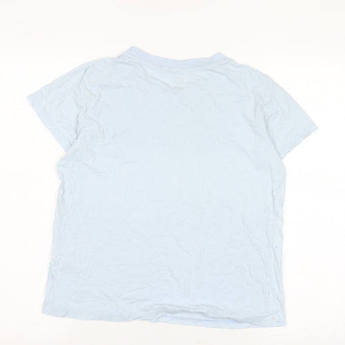 Uniqlo Blue Unisex T-Shirt M Casual Spring Summer