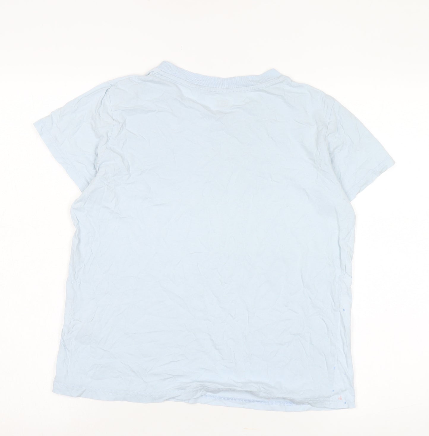 Uniqlo Blue Unisex T-Shirt M Casual Spring Summer