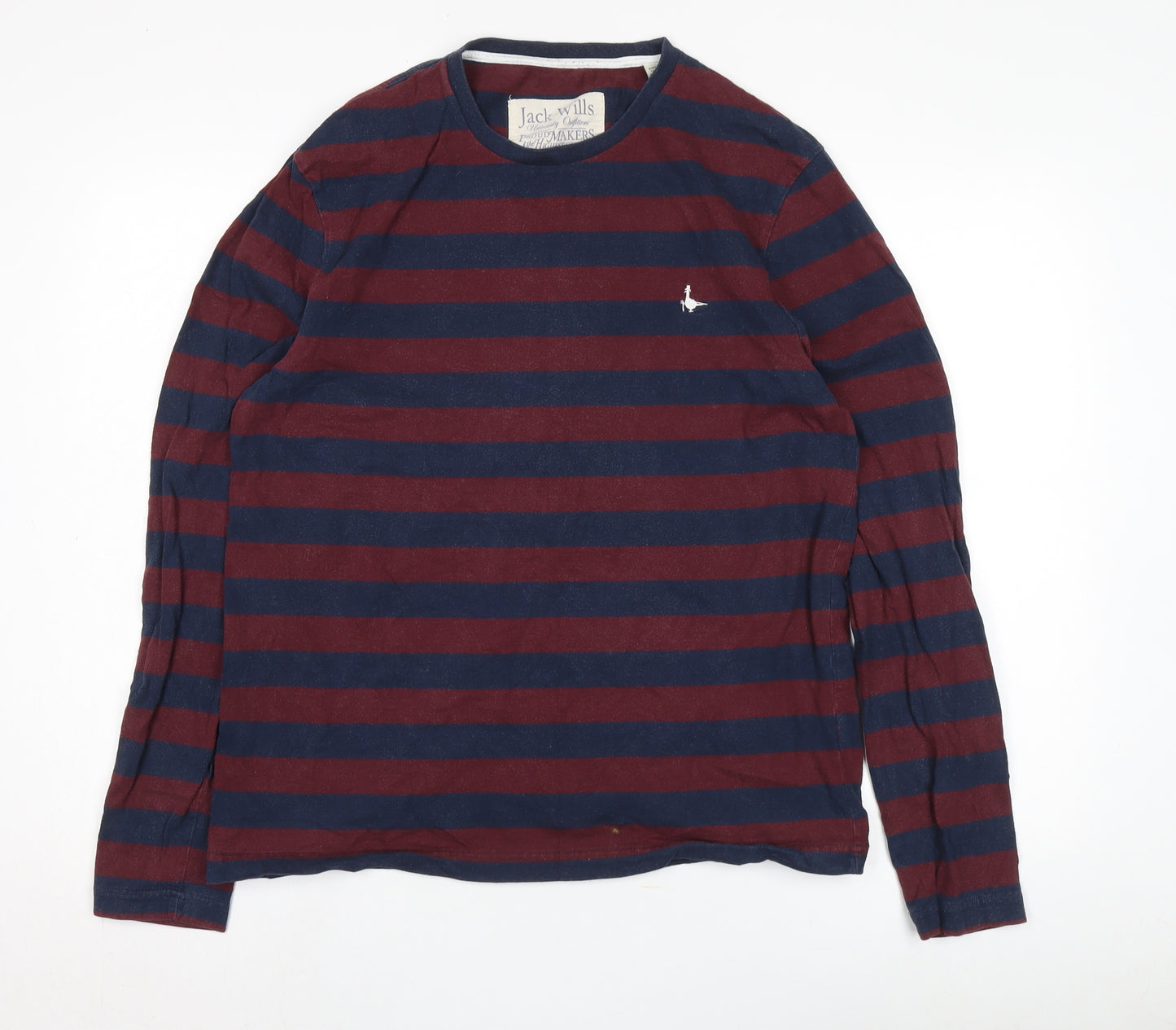 Jack Wills Men's XL Striped Long Sleeve T-Shirt