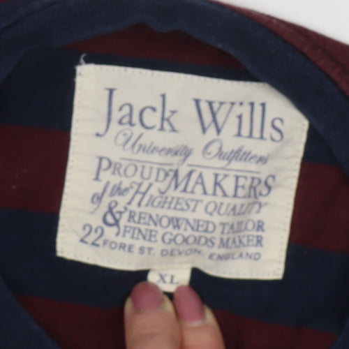 Jack Wills Men's XL Striped Long Sleeve T-Shirt