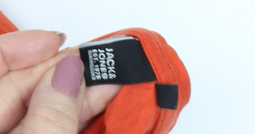 Jack & Jones Men's Orange XL Graphic T-Shirt