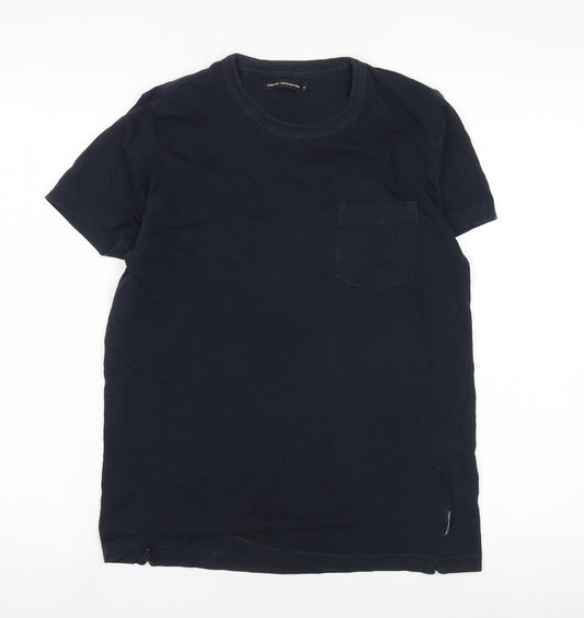 French Connection Men's Blue S Crew Neck T-Shirt