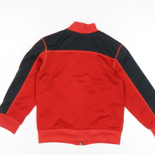 Adidas Boys Red & Black Track Jacket 3-4 Years