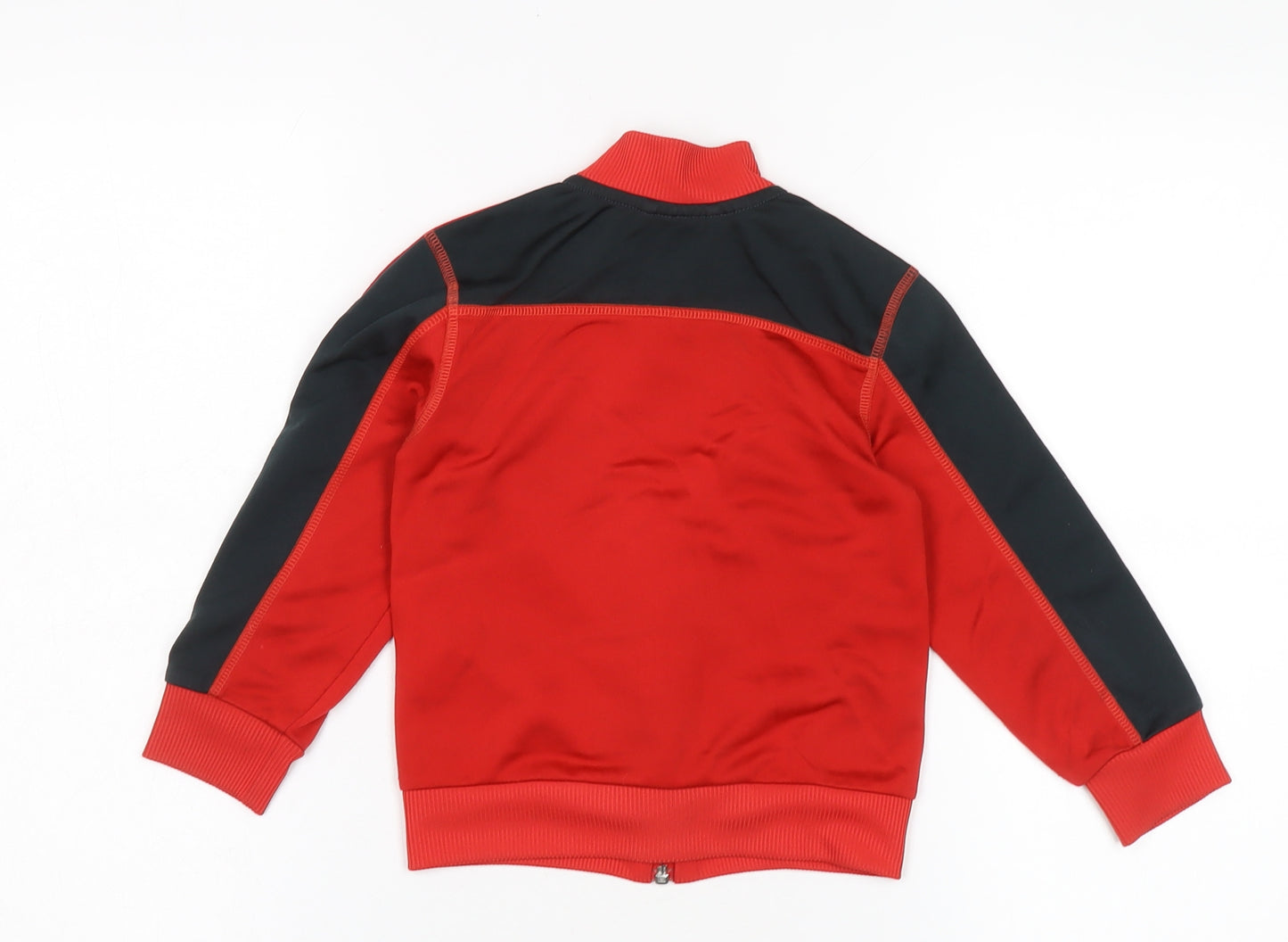 Adidas Boys Red & Black Track Jacket 3-4 Years