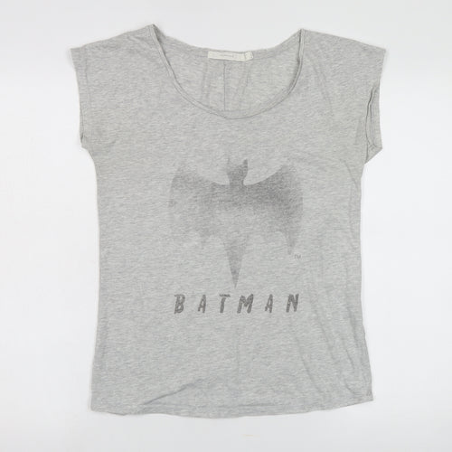 Women Secret Grey Batman T-Shirt, Size S, Casual, Comics