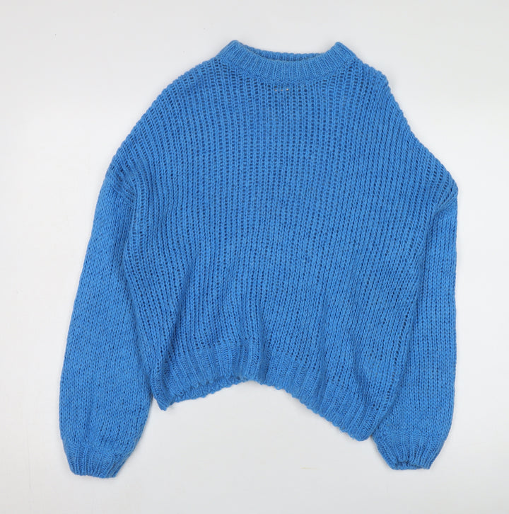 Turtle Collection Women's Blue Pullover Jumper M
