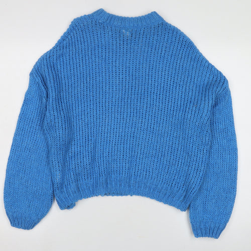 Turtle Collection Women's Blue Pullover Jumper M