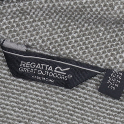 Regatta Unisex Grey Basic Jacket M Full Zip Casual