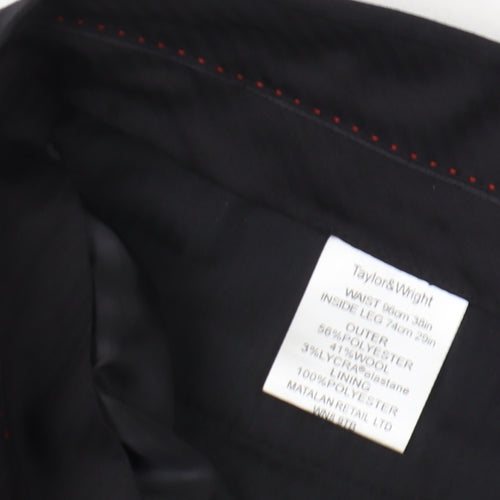 Taylor & Wright Men's Black Dress Pants XL