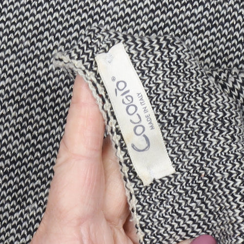 Cocogio Women's Grey Waistcoat Size 12 Sleeveless Casual
