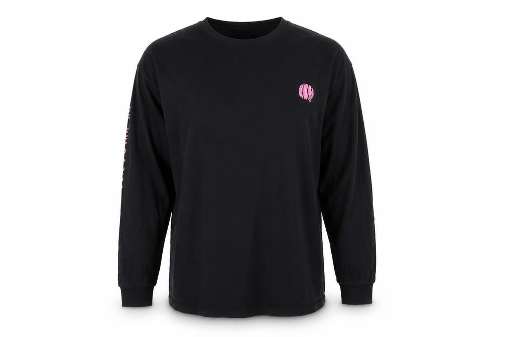 Women’s Black Long Sleeve T-Shirt 2XL Graphic Print