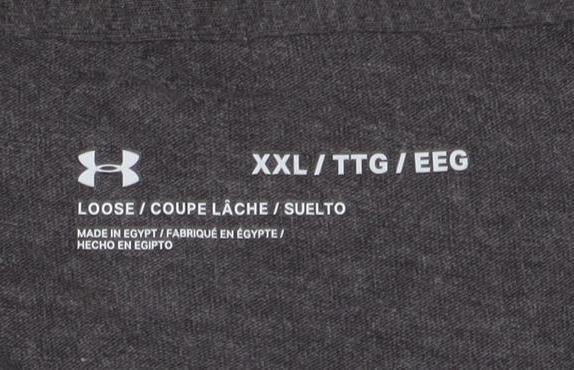 Under Armour Men’s Grey 2XL Relaxed T-Shirt