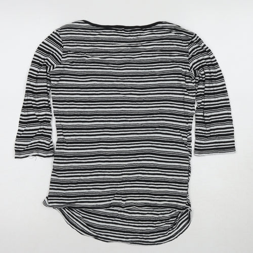 Red Herring Maternity Black & White Striped T-Shirt, Size 10