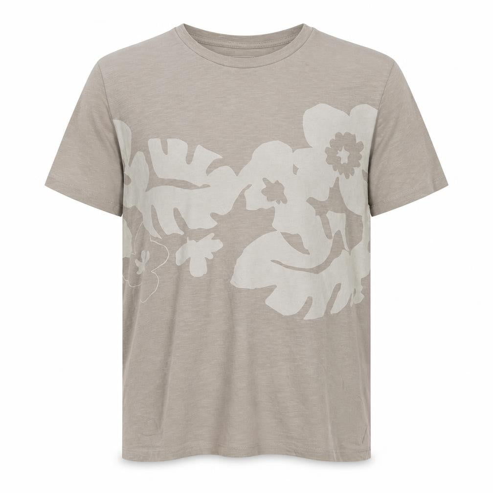 Gap Men's Beige Floral Print T-Shirt M