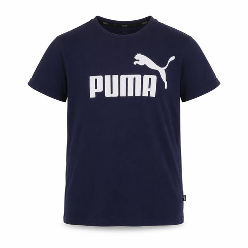 Puma Boys Blue T-Shirt, Crew Neck, Size 13-14 Years